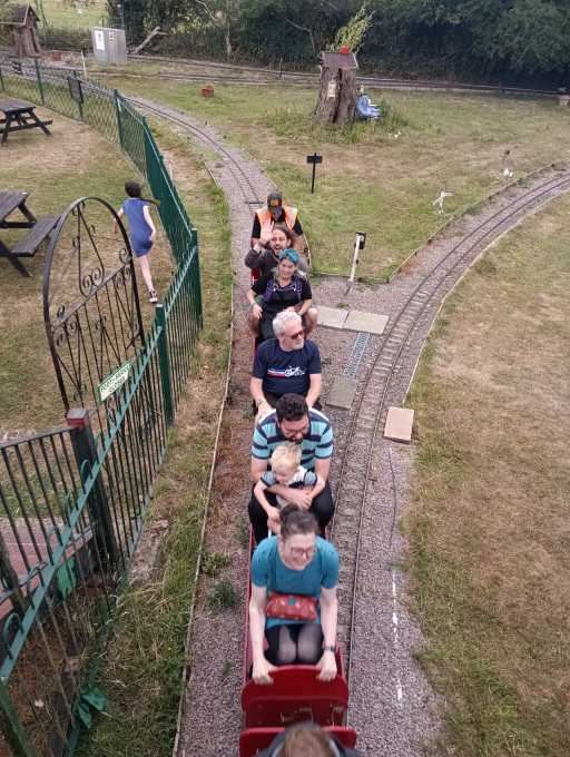Cover photo of Roni's Birthday Train-ride-in-a-pub-garden